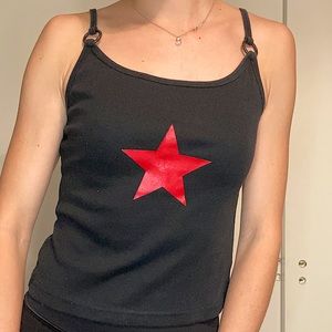 Ana Red Star Tank Top